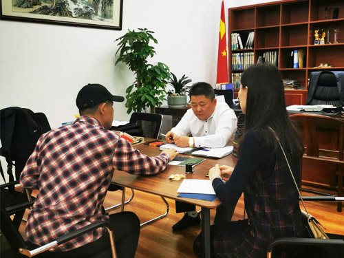 福建某客戶(hù)提花牛津布案例